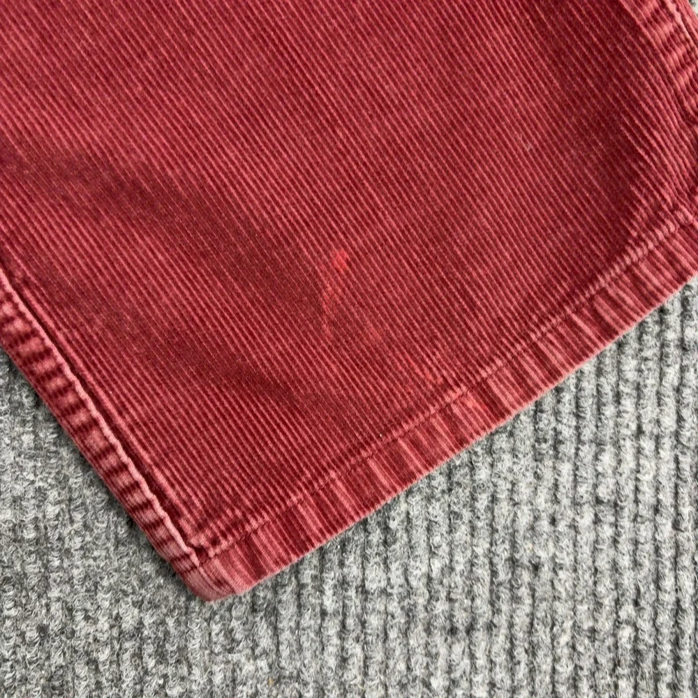 LL Bean Pants Mens 34x29 Red Cotton Corduroy Standard Fit Casual Gorpcore